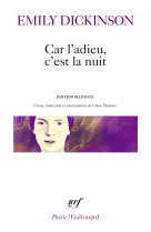 Car l'adieu, c'est la nuit