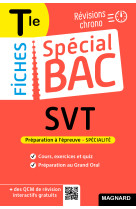 Spécial bac fiches svt tle bac 2025