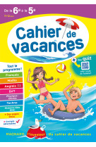 Cahier de vacances 2025, de la 6e vers la 5e