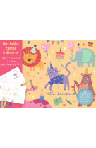 Mes belles cartes à décorer - je t’invite à mon anniversaire