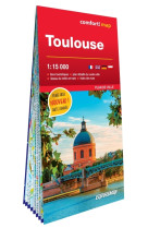 Toulouse 1/15.000 (carte grand format laminée - plan de ville)