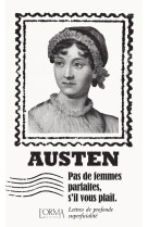 Pas de femmes parfaites, s’il vous plaît - lettres de profon