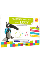 Ma petite section avec loup - livre-ardoise ned