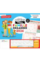 Grand calendrier hebdo famille organisée 2026
