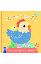 Mère poule - mon livre et puzzle en bois
