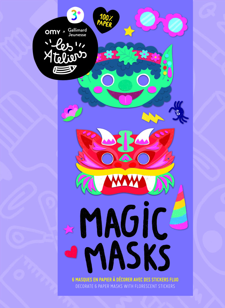 Magic masks -  COLLECTIFS JEUNESSE,  Collectif,  Collectif - OMY X GALL JEUN