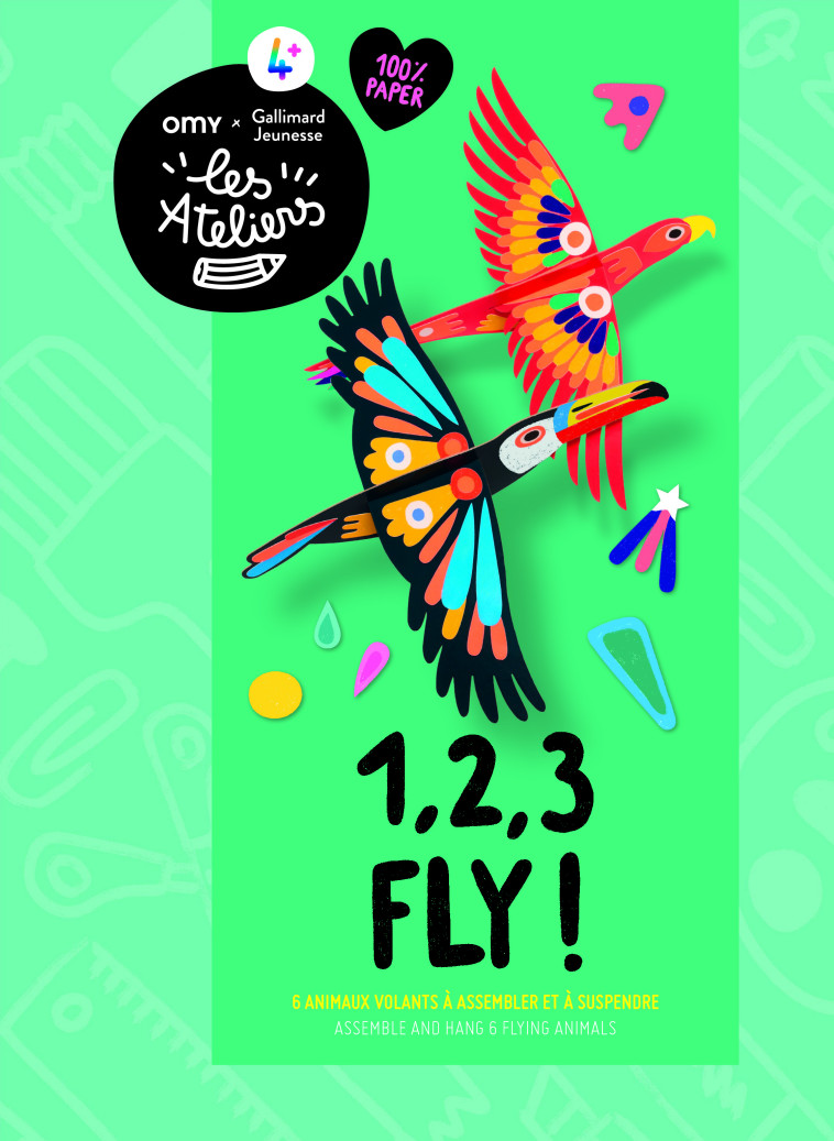 1,2,3 fly ! -  COLLECTIFS JEUNESSE,  Collectif,  Collectif - OMY X GALL JEUN