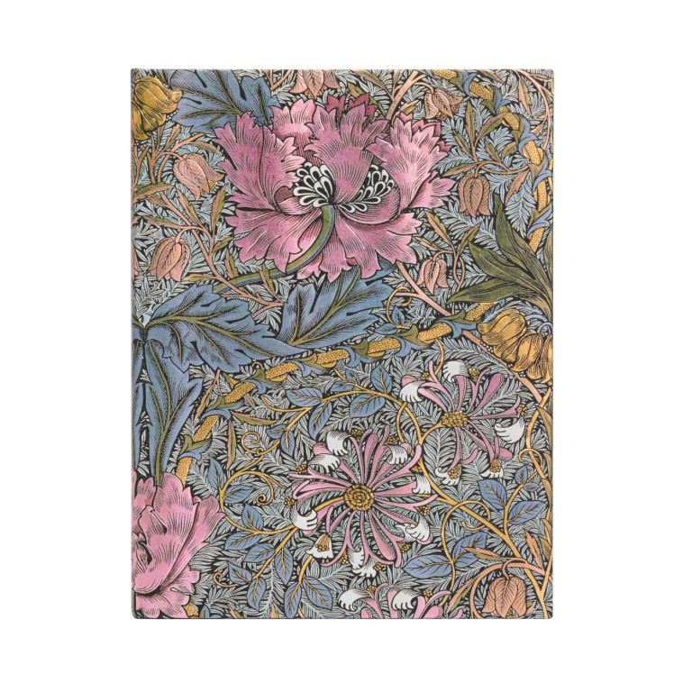 Carnet à couverture rigide Morris Chèvrefeuille Rose - Ultra - Non ligné - 144 p. - XXX - PAPERBLANKS