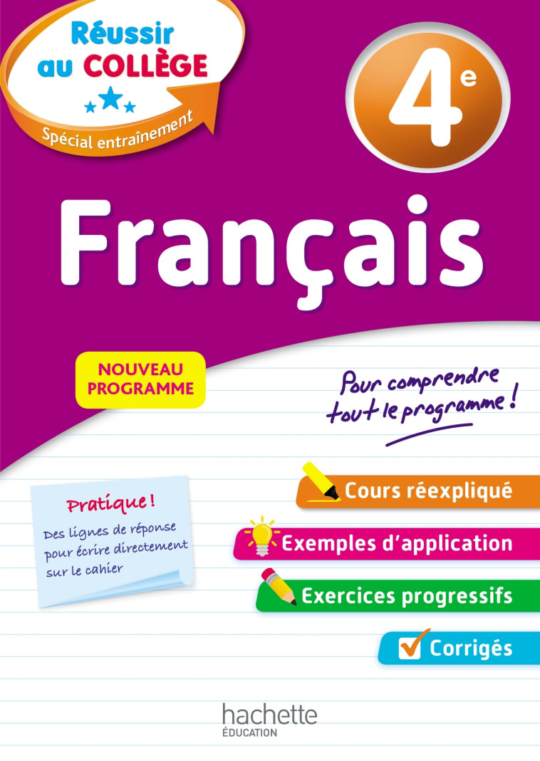 Réussir au collège - Français 4e - Isabelle Lisle - HACHETTE EDUC