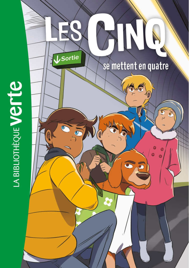 Les Cinq NED 30 - Les Cinq se mettent en quatre - Claude Voilier, Auren Auren - HACHETTE JEUN.