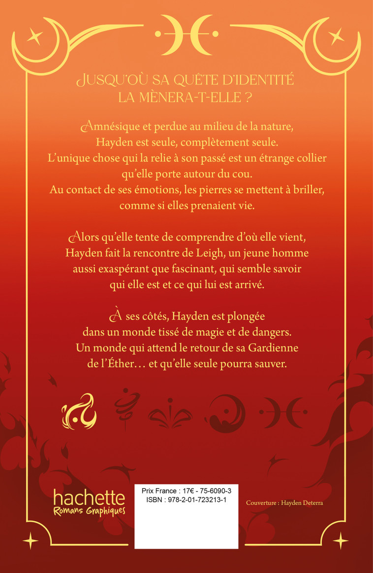 Aether Dreams - le roman graphique adapté du webtoon français de fantasy - Hayden Deterra - HACHETTE ROMANS