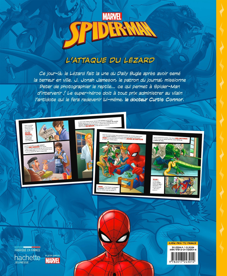 MARVEL - Les Aventures de Spider-Man - L'attaque du Lézard - XXX - DISNEY HACHETTE