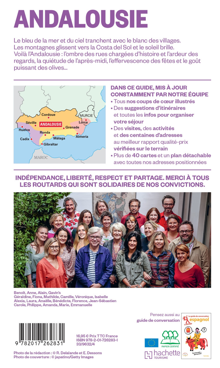 Guide du Routard Andalousie 2024/25 -   - HACHETTE TOURI
