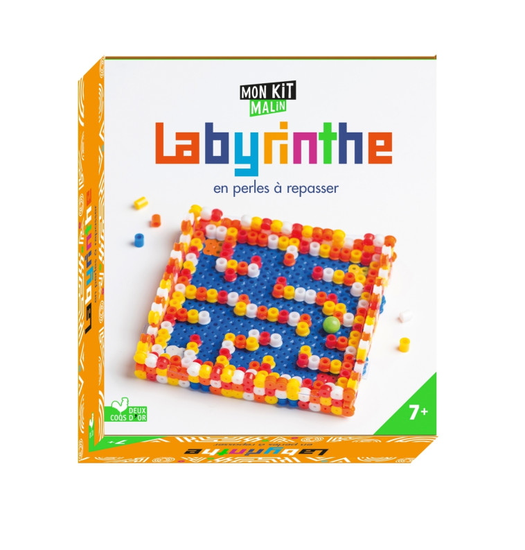 Labyrinthe en perles à repasser - mini coffret avec accessoires - XXX - DEUX COQS D OR