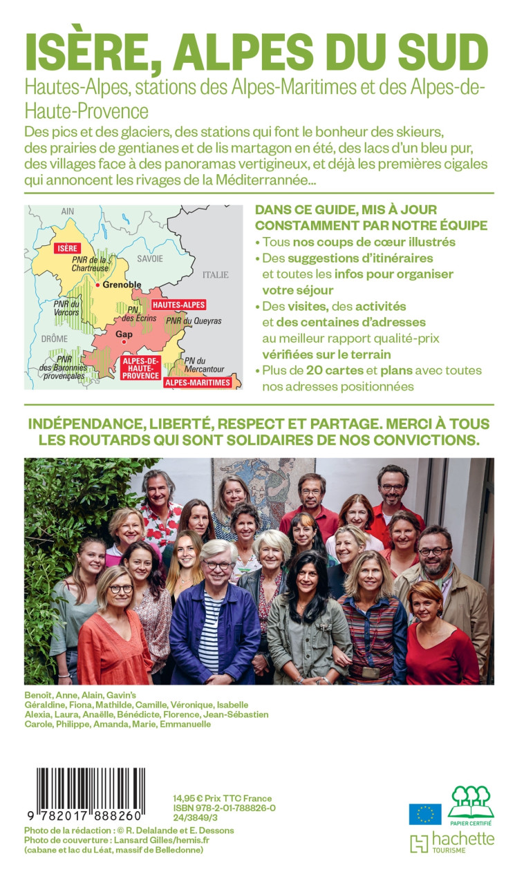 Guide du Routard Isère, Alpes du Sud 2024/25 -   - HACHETTE TOURI