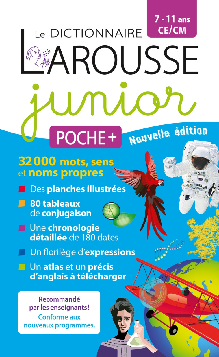 Le dictionnaire Larousse Junior poche Plus - 7/11 ans - CE/CM -  Collectif - LAROUSSE