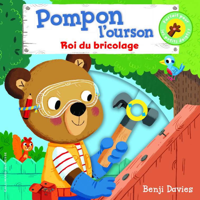 Pompon l'ourson roi du bricolage - Benji Davies, Benji Davies - GALLIMARD JEUNE