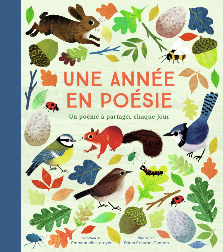 Une année en poésie -  Collectif, Frann Preston-Gannon,  Collectif, Frann Preston-Gannon - GALLIMARD JEUNE