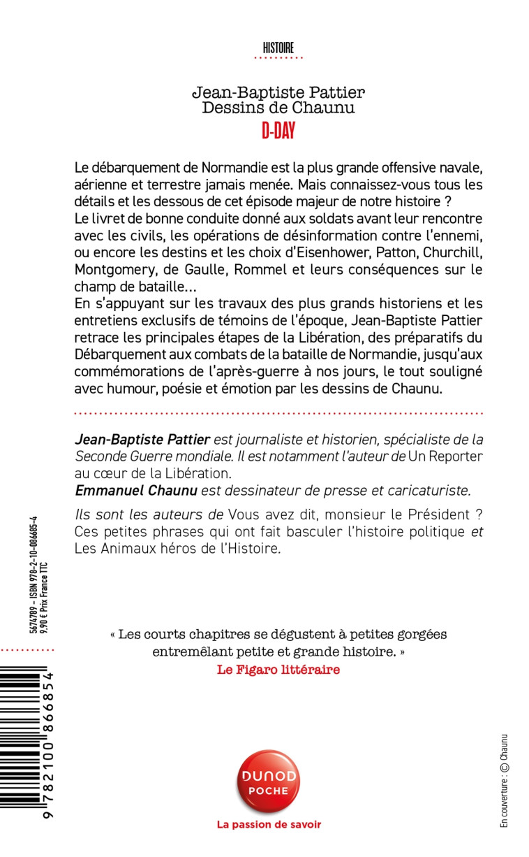 D-Day - Jean-Baptiste Pattier, Emmanuel Chaunu - DUNOD