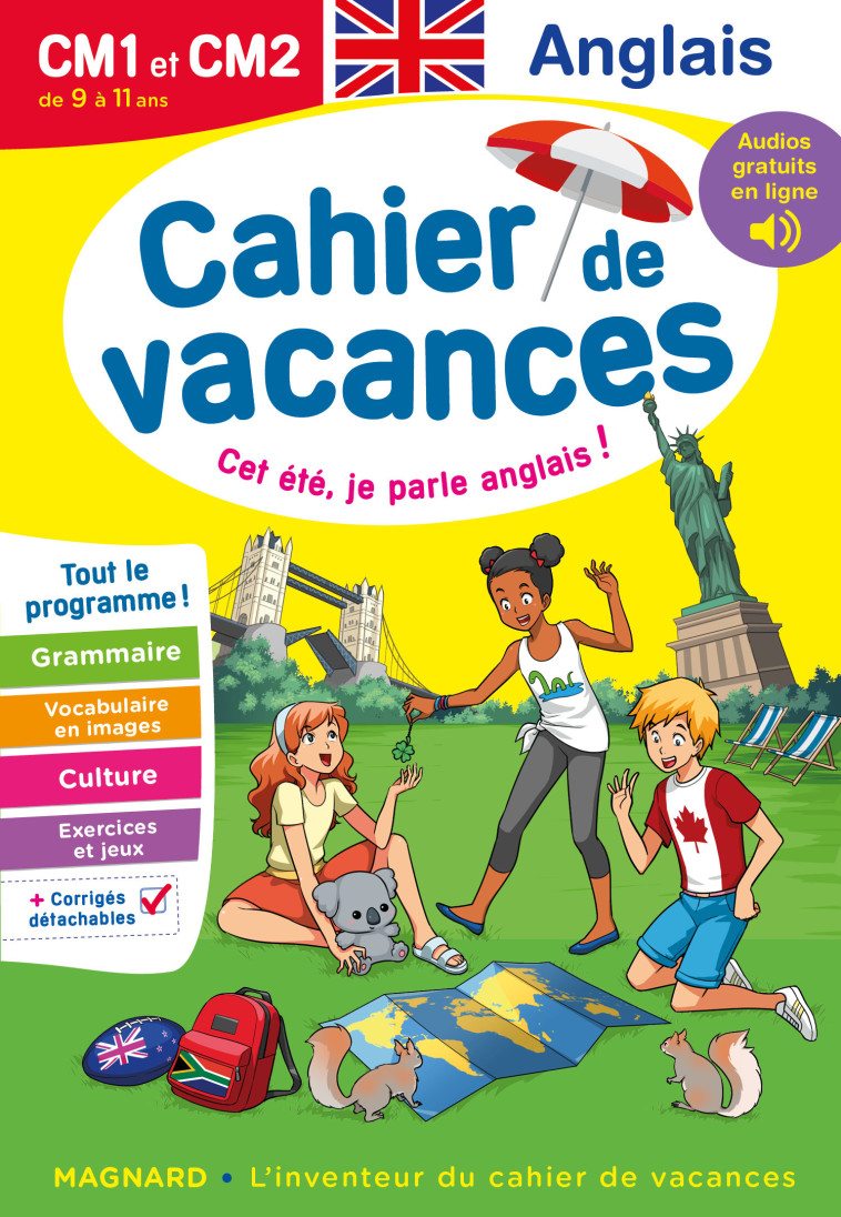 Cahier de vacances 2025, Anglais CM1 et CM2 - Sophie Boudin, Sophie Boudin - MAGNARD