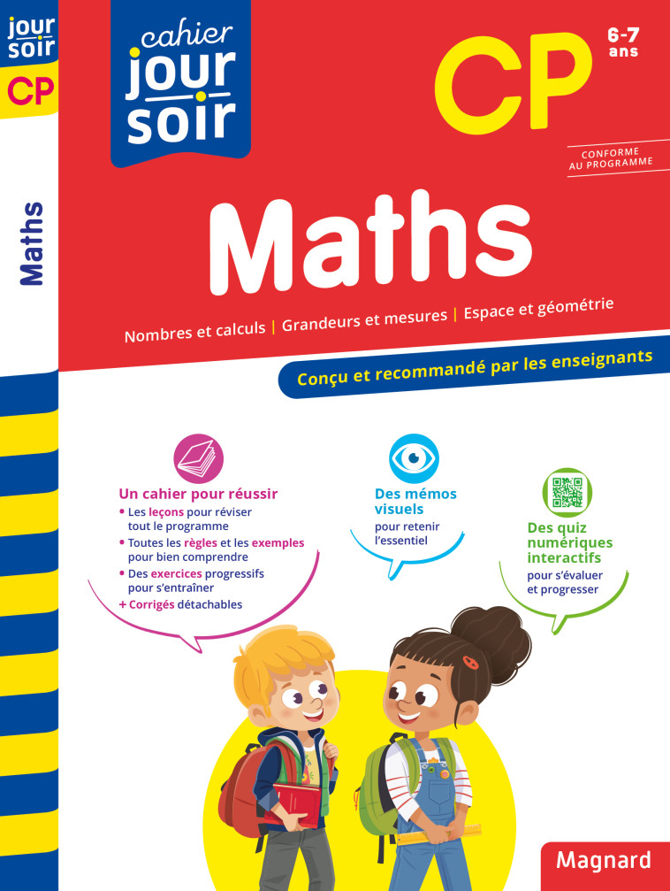 Maths CP - Cahier Jour Soir - Bernard Semenadisse, Michel Wormser, Bernard Semenadisse, Michel Wormser - MAGNARD