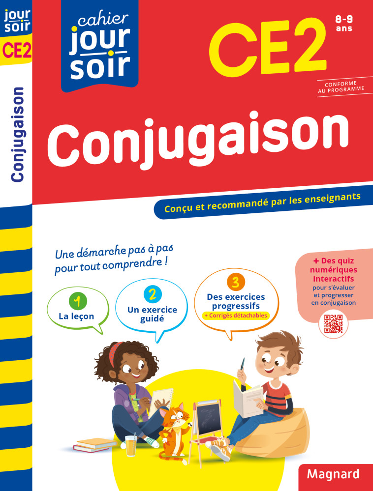 Conjugaison CE2 - Cahier Jour Soir - Bernard Semenadisse - MAGNARD