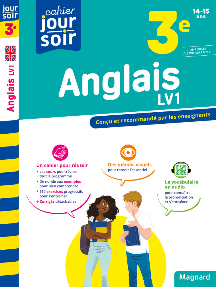 Anglais 3e LV1 - Cahier Jour Soir - Jean Cureau, Nicole De Vannoise - MAGNARD