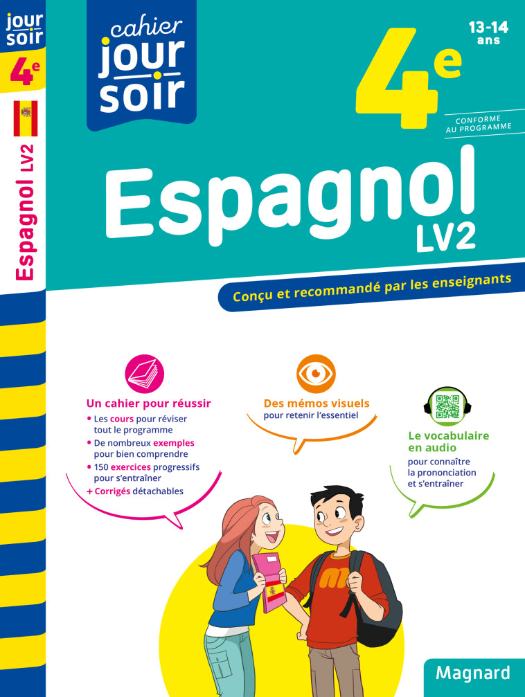 Espagnol 4e LV2 - Cahier Jour Soir - Nieves Ciria-Ménard - MAGNARD