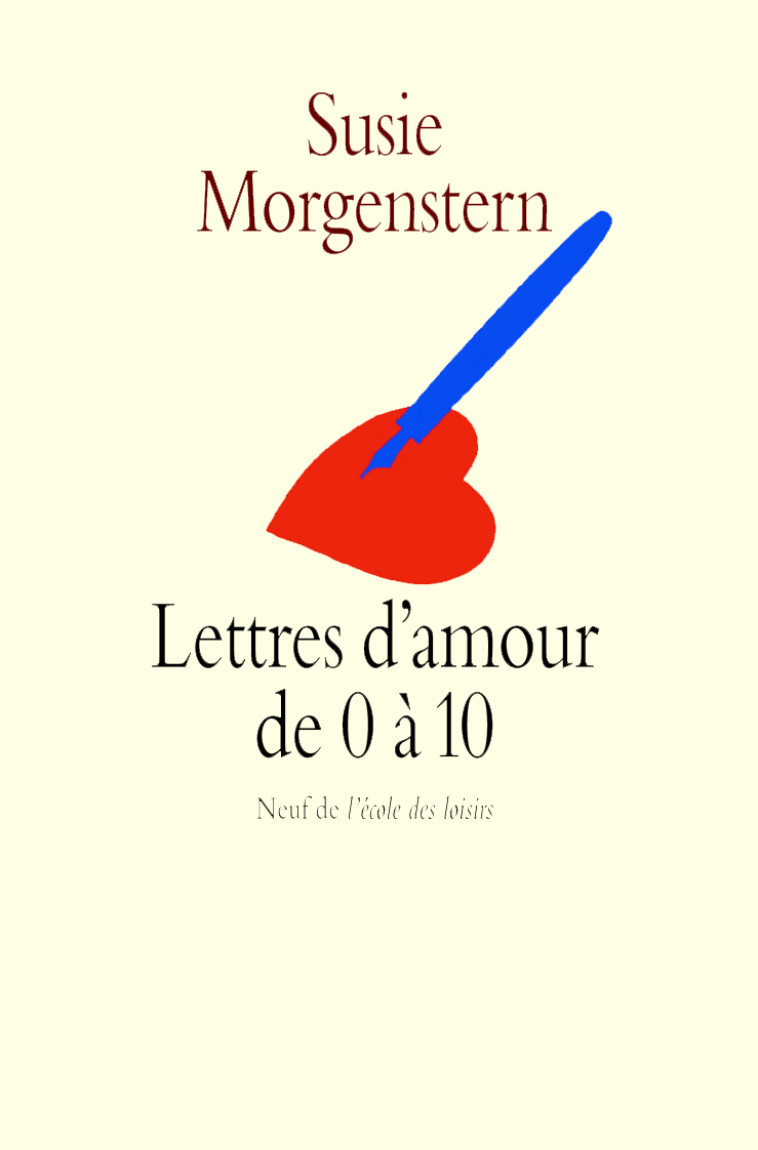 lettres d'amour de 0 a 10 (poche) - Susie Morgenstern - EDL