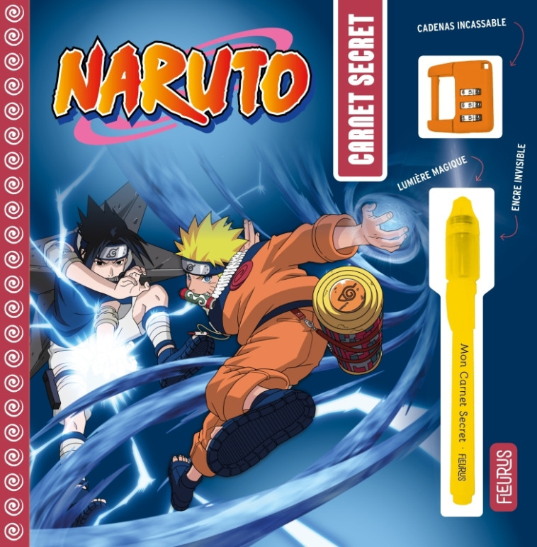 Mon carnet secret - Naruto - Naruto Naruto,  Naruto - FLEURUS