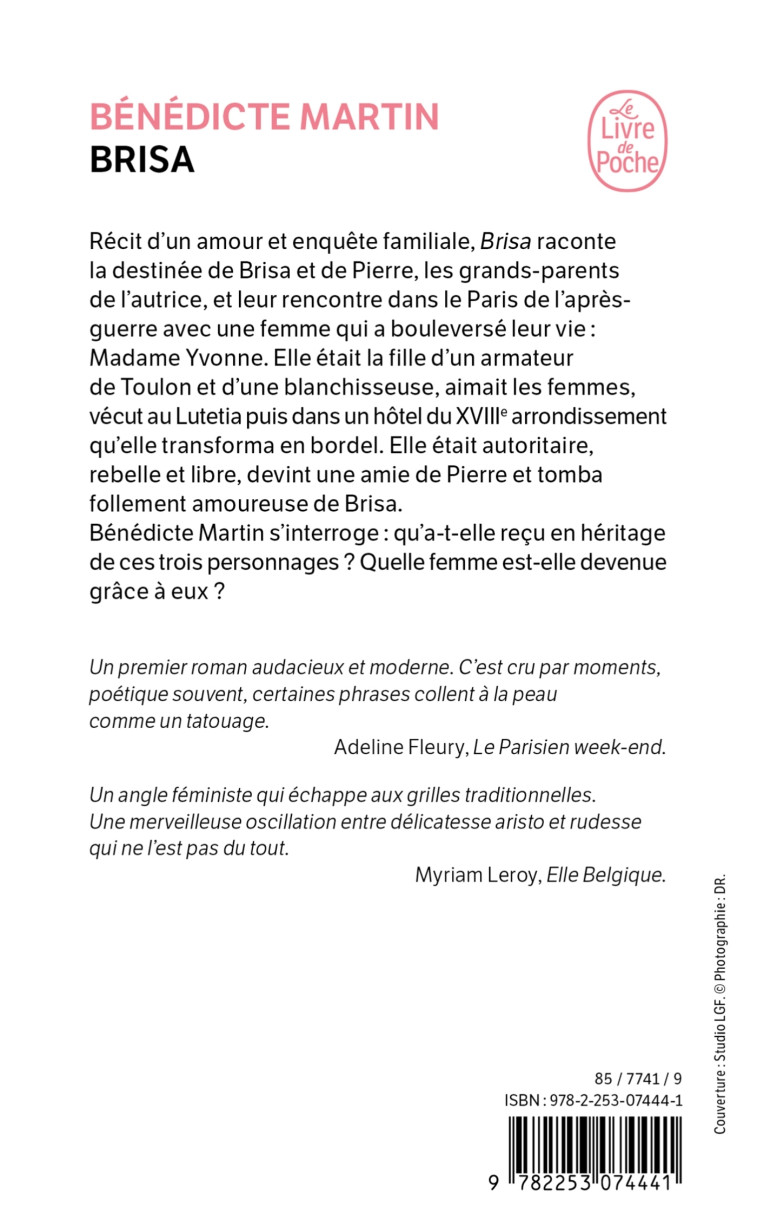 Brisa - Bénédicte Martin - LGF