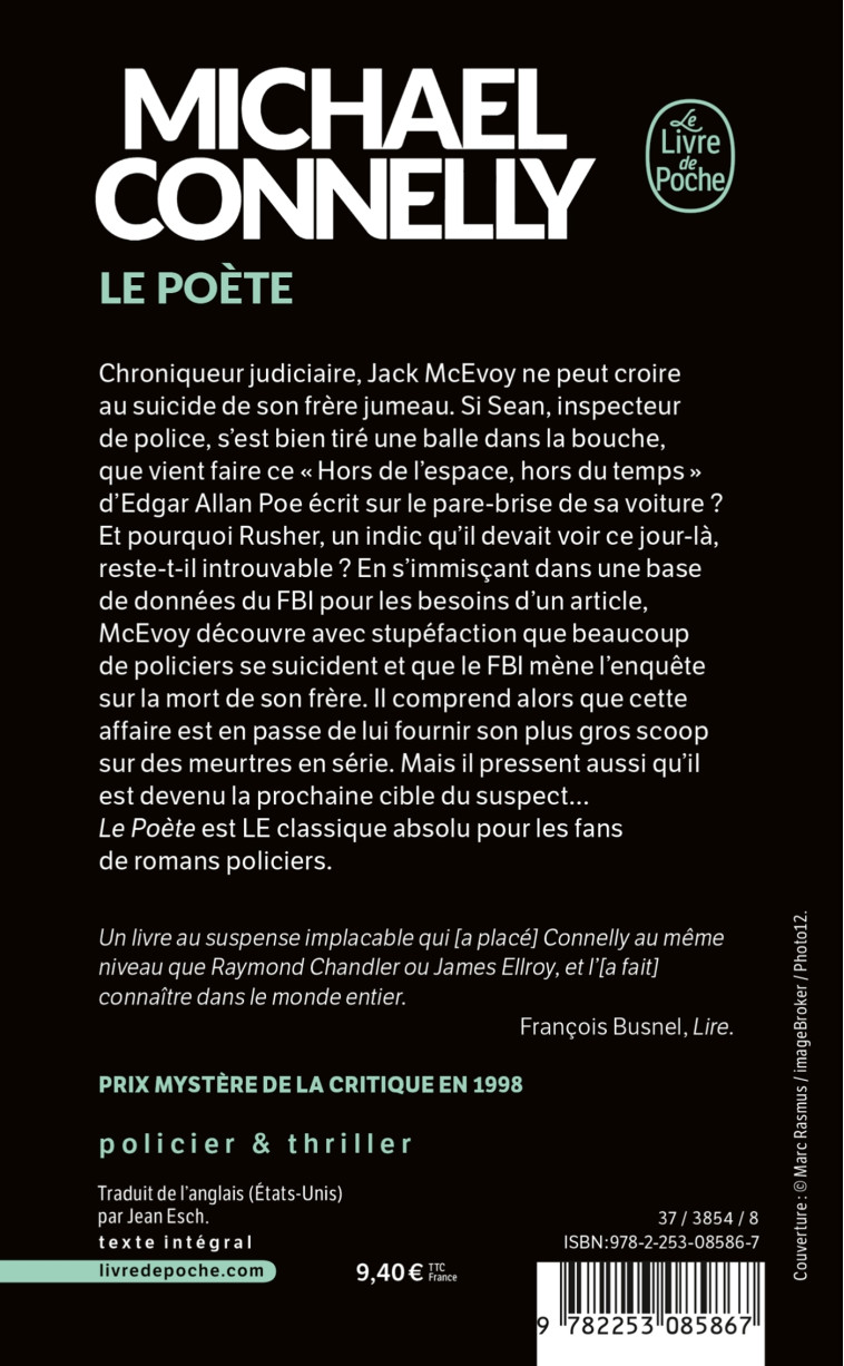 Le Poète - Michael Connelly - LGF