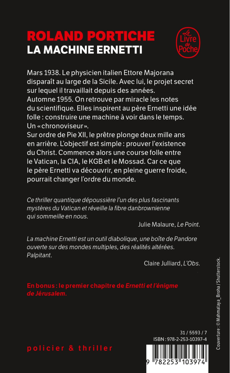La Machine Ernetti, Tome 1 - Roland Portiche, Roland Portiche - LGF