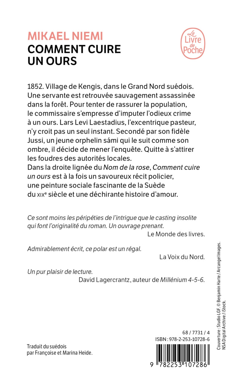 Comment cuire un ours - Mikael Niemi, Mikael Niemi - LGF