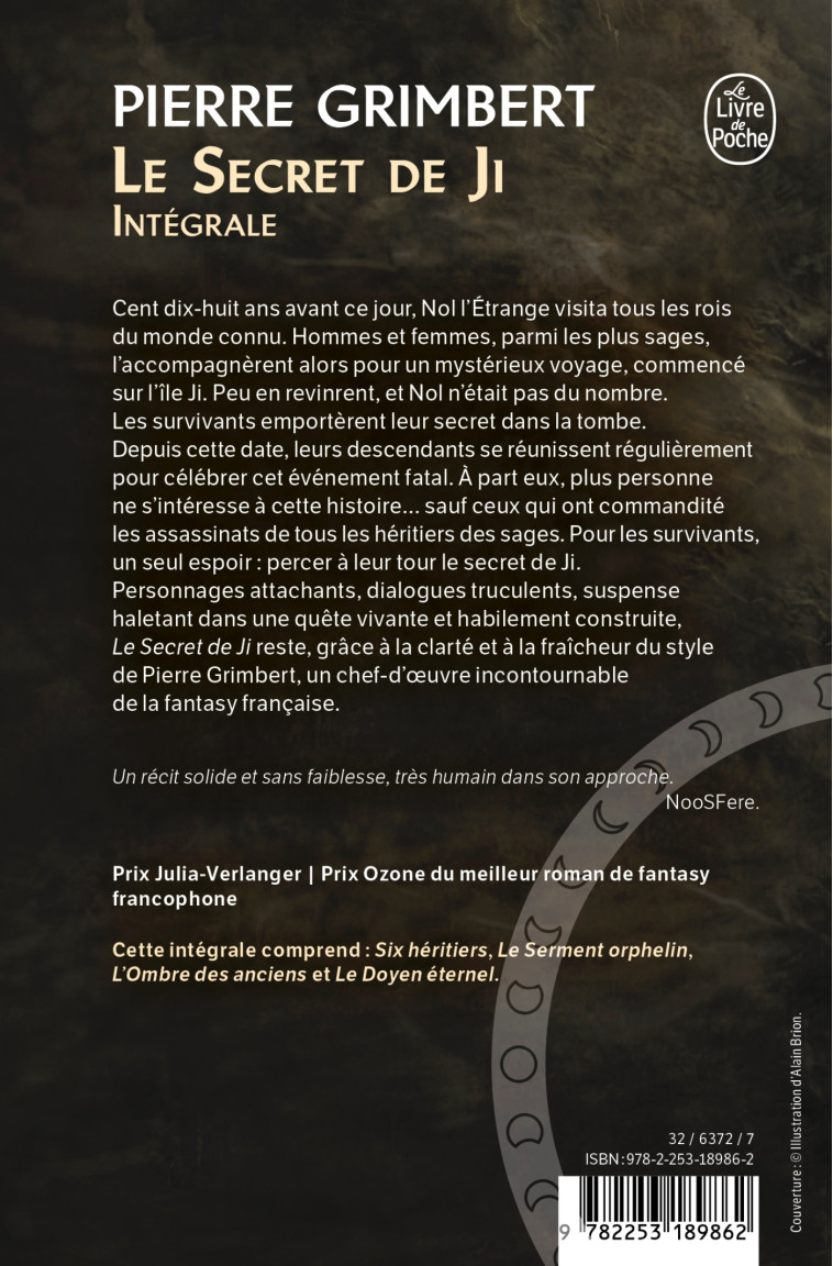 Le Secret de Ji, Intégrale - Pierre Grimbert - LGF