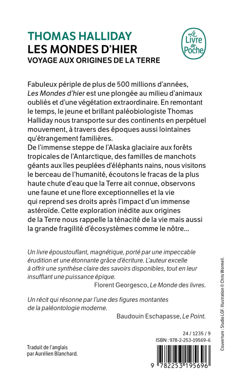 Les Mondes d'hier - Thomas Halliday, Thomas Halliday - LGF