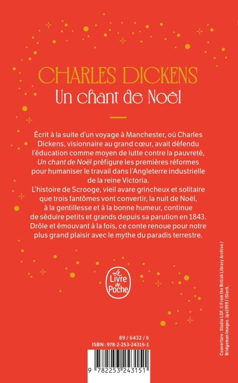 Un chant de Noël - Edition collector - Charles Dickens - LGF