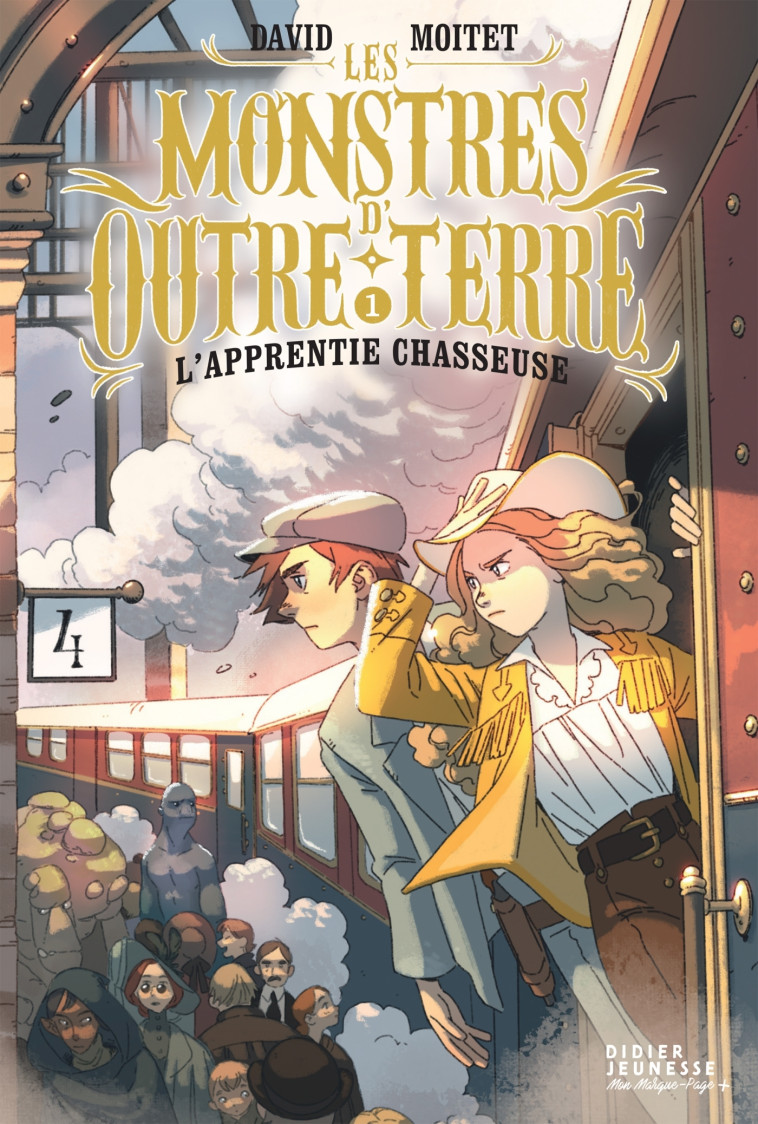Les Monstres d'Outre-terre, tome 1 - L'apprentie-chasseuse - David Moitet, Carlotta Dicataldo - DIDIER JEUNESSE