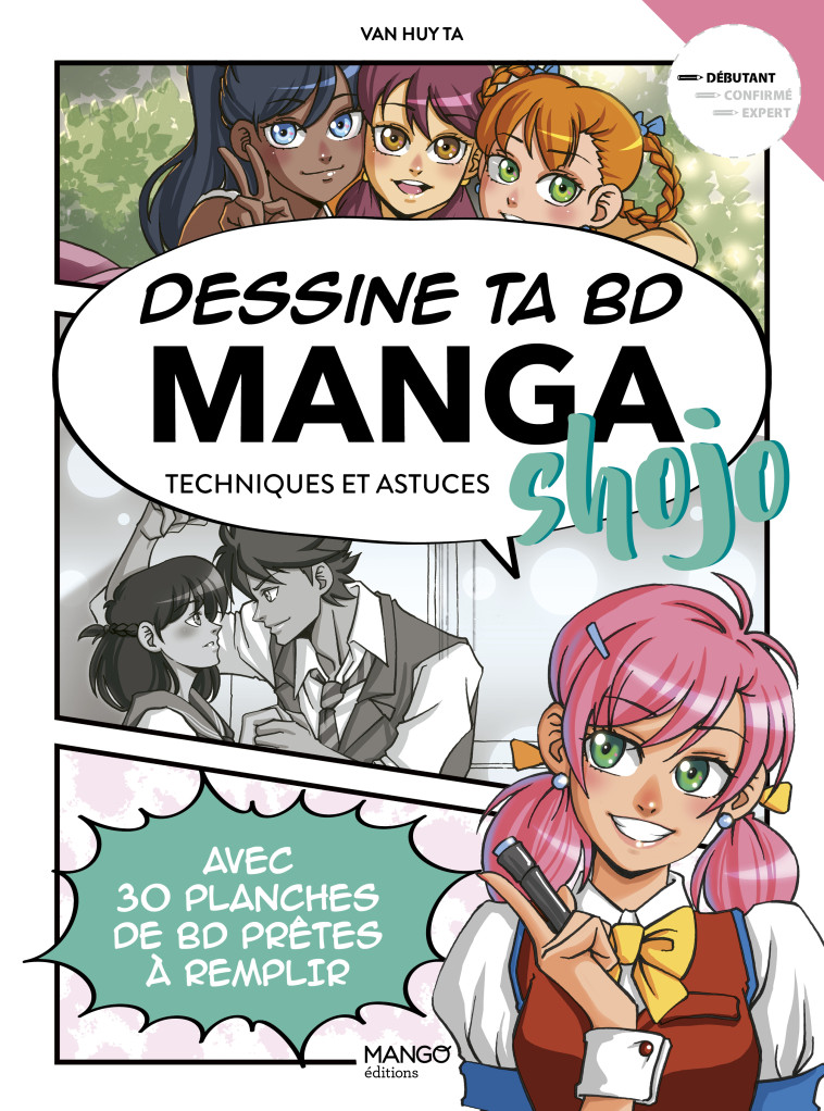 Dessine ta BD manga shojo - Van Huy Ta, Van Huy Ta - MANGO