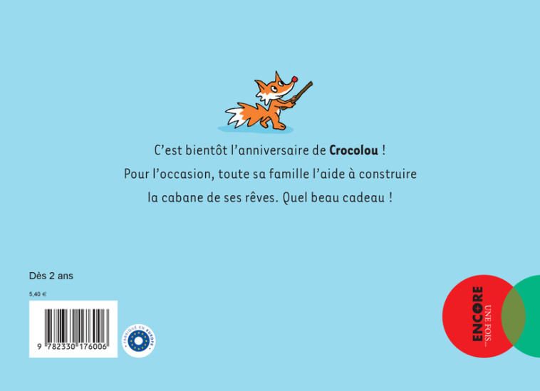 Une cabane pour Crocolou - Ophélie Texier, Ophélie Texier - ACTES SUD