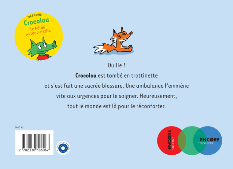 Crocolou va à l'hôpital - Ophélie Texier, Ophélie Texier - ACTES SUD
