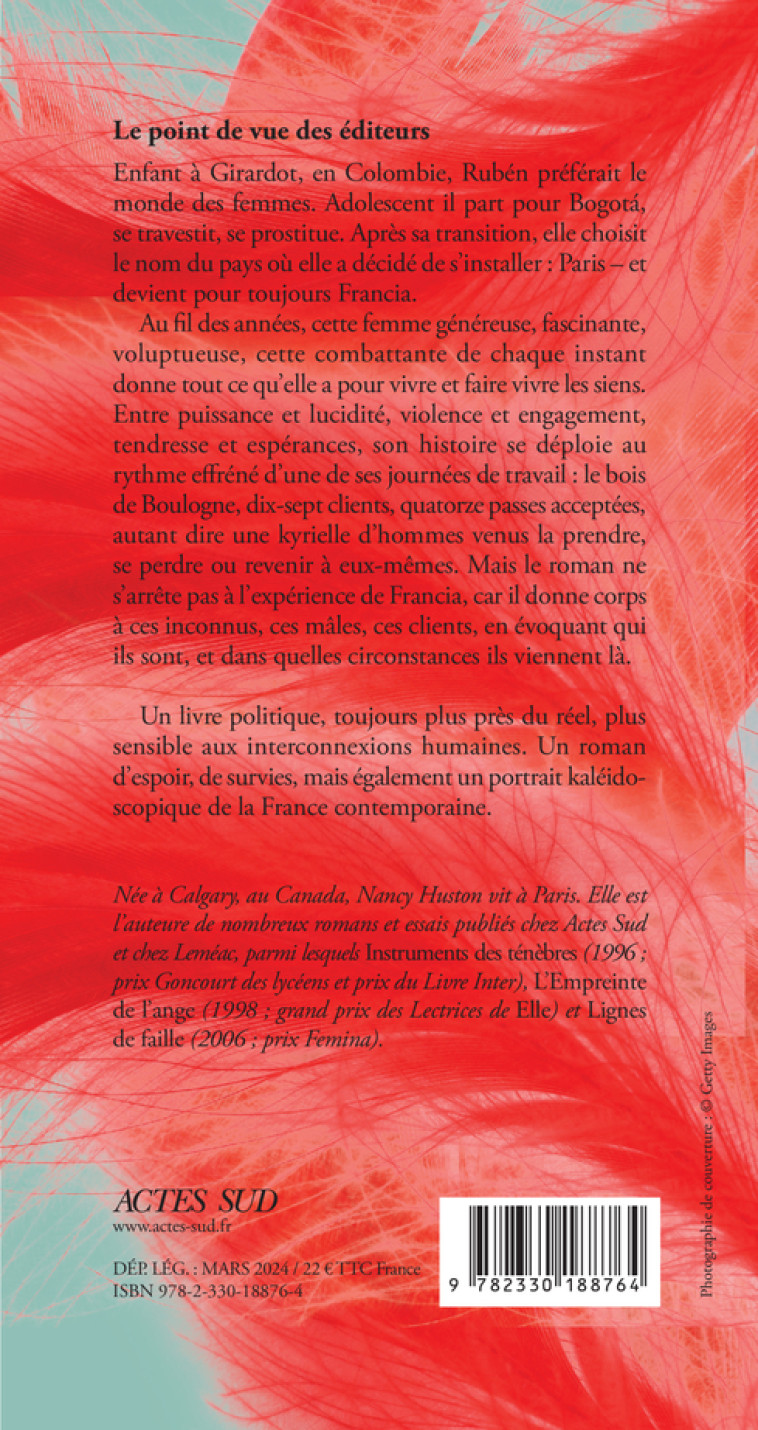 Francia - Nancy Huston, Nancy Huston - ACTES SUD