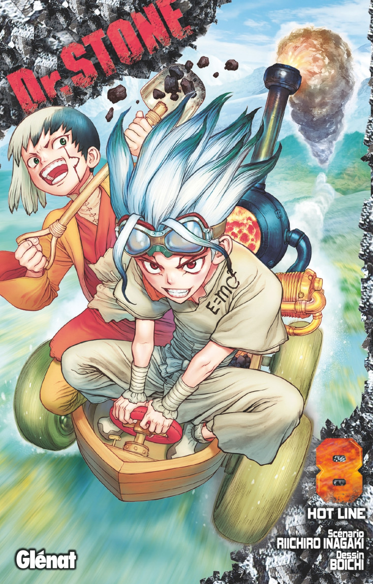 Dr. Stone - Tome 08 - Riichirô Inagaki, Boichi Boichi,  BOICHI - GLENAT