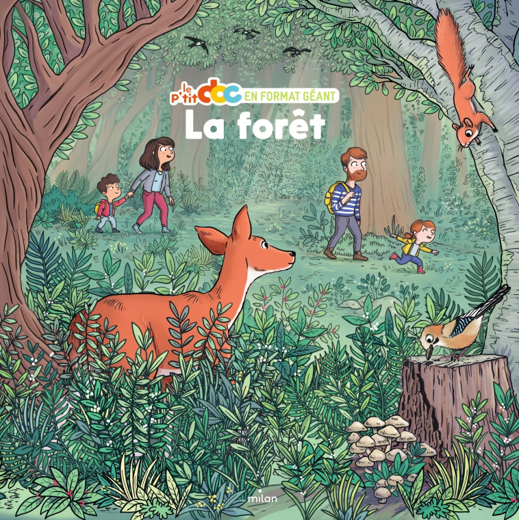 La forêt - format géant - Stéphanie Ledu, Camille Roy, Stéphanie Ledu, Camille Roy - MILAN