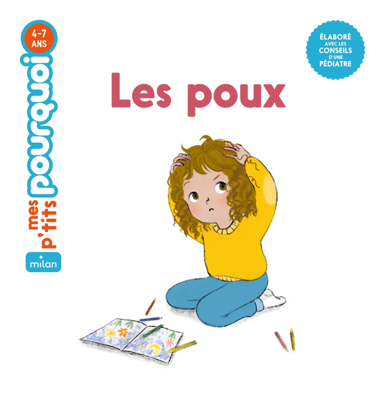 Les poux - Stéphanie Redoulès, Amélie Videlo - MILAN