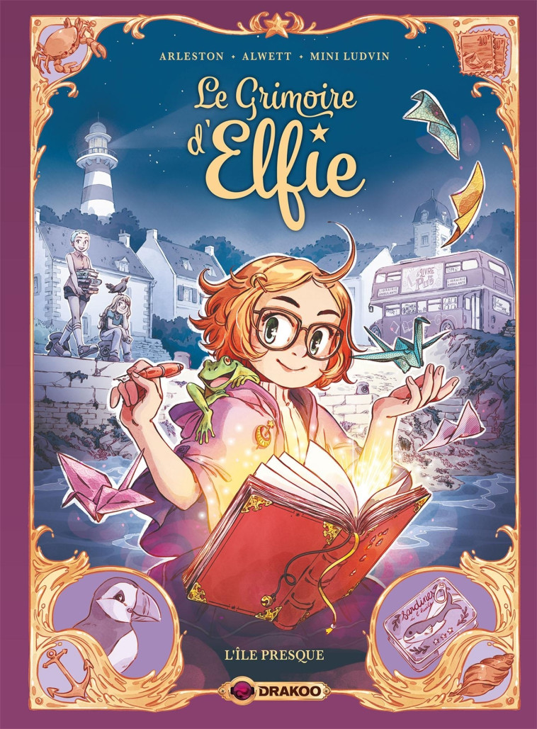 Le Grimoire d'Elfie - vol. 01 - histoire complète - Christophe Arleston, Audrey Alwett, Mini Ludvin - DRAKOO