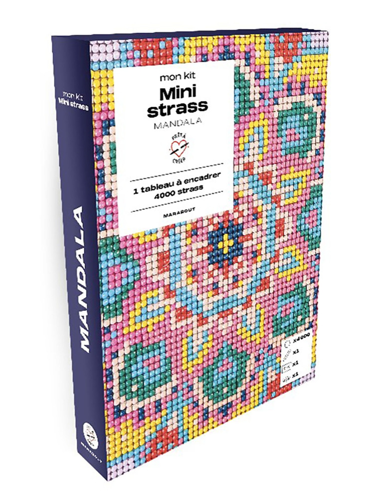 Mon kit mini strass Mandala -   - MARABOUT