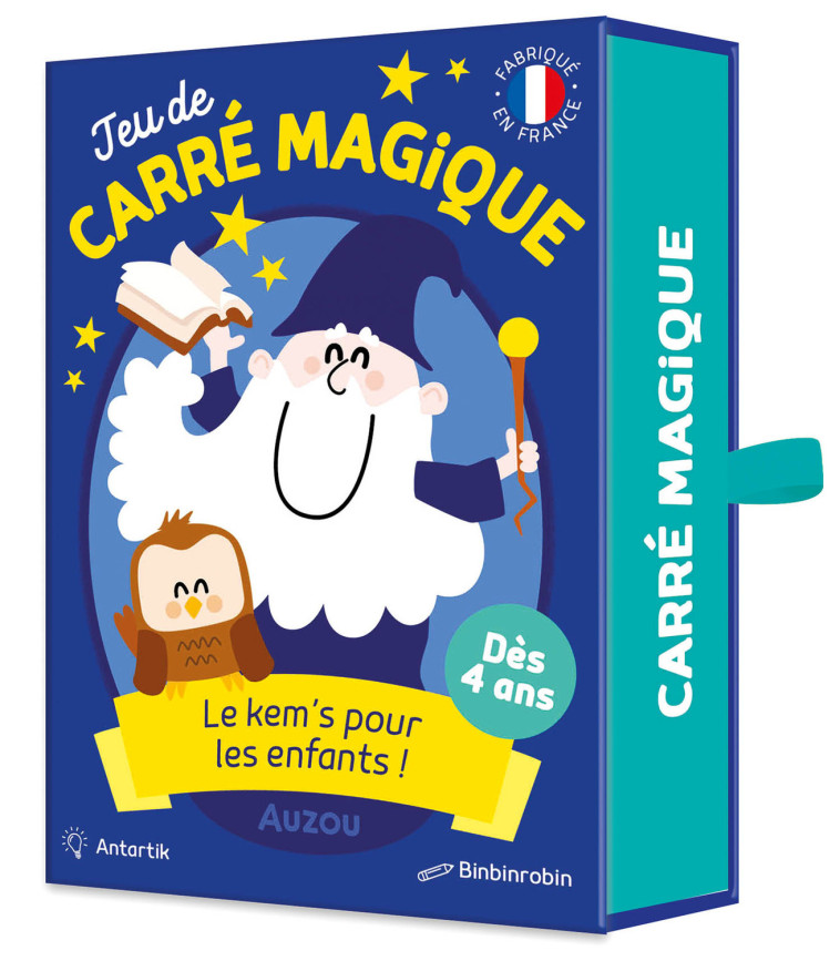 Jeu de carré magique - Robin GUDEFIN, Robin GUDEFIN,  Antartik - AUZOU