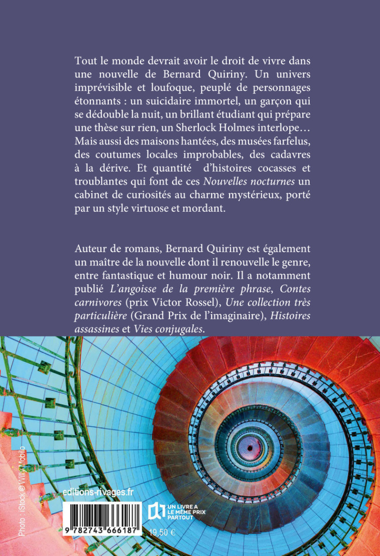 Nouvelles nocturnes - Bernard Quiriny, Bernard Quiriny - RIVAGES