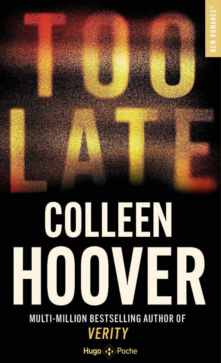 Too late - Colleen Hoover - HUGO POCHE